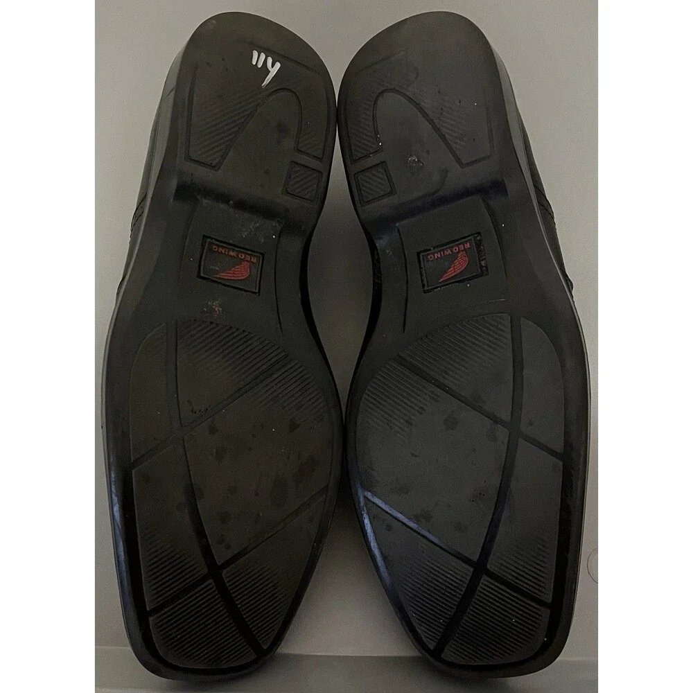 Men’s Red Wing black leather Oxford shoes rubber outsoles Size 11.5